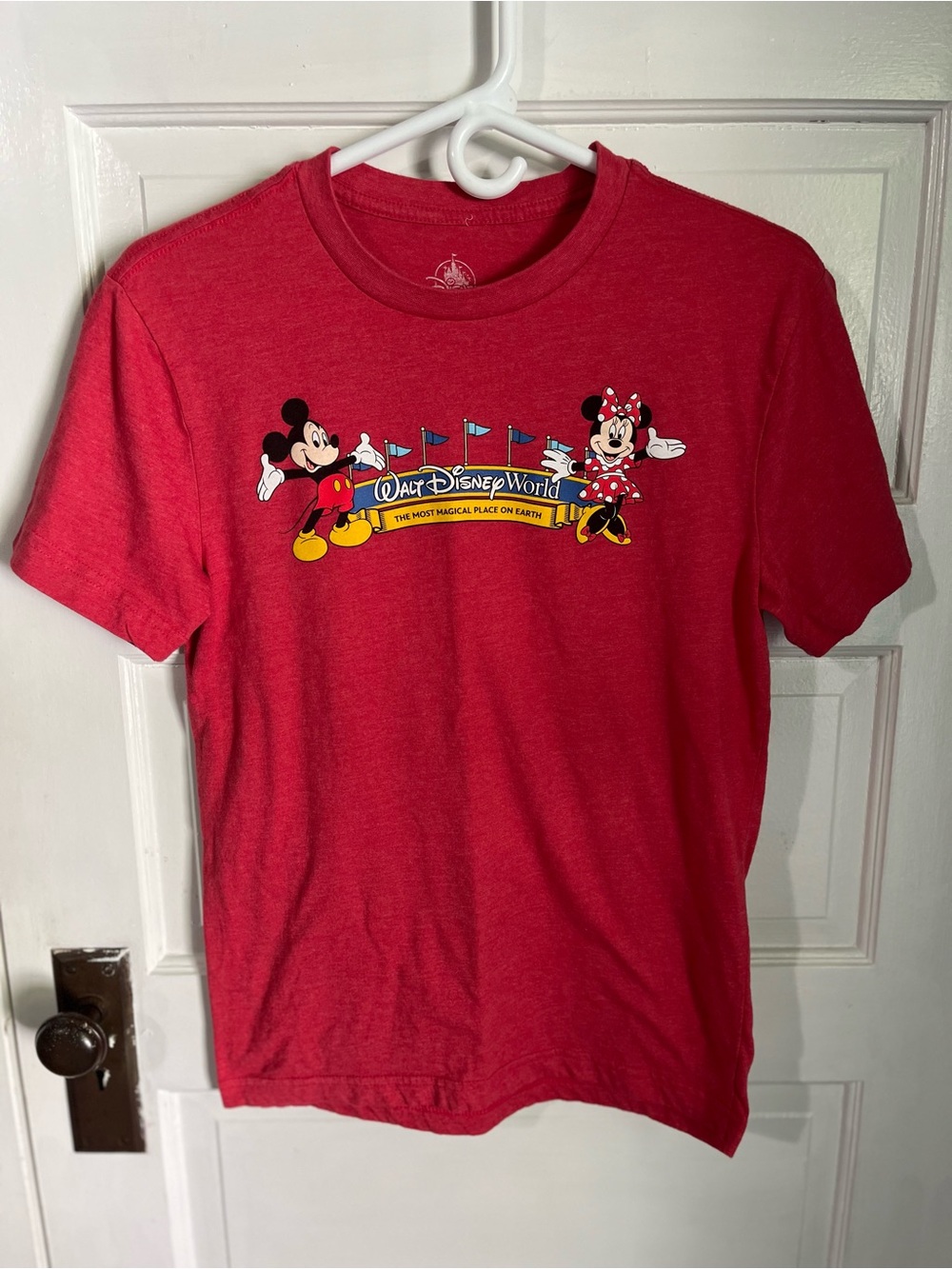 Adult xs Red Disney Mickey & Minnie Graphic Tee